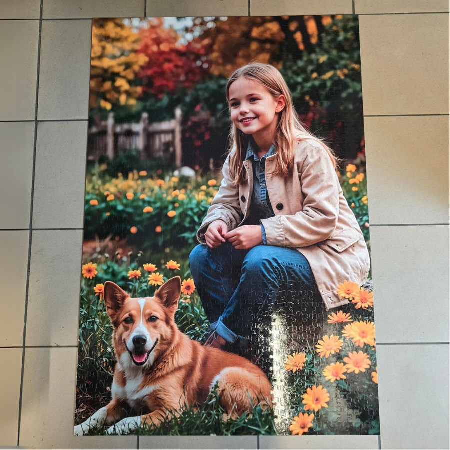 Personalizowane puzzle ze sklejki z Twoją grafiką